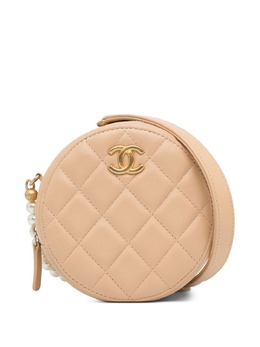 CHANEL Pre-Owned: Коричневый клатч