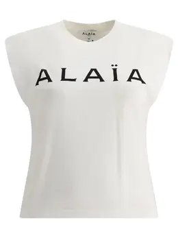 AlaïA: Хлопковая футболка 