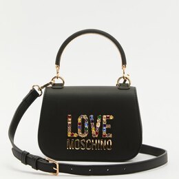 Love Moschino: Чёрная спортивная сумка 