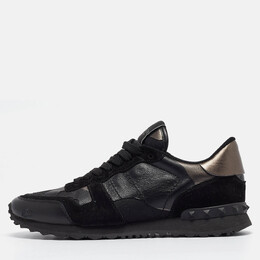 Valentino: Чёрные кроссовки  Rockrunner