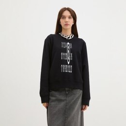 Mm6 Maison Margiela: Чёрная толстовка 