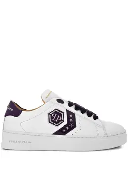 Philipp Plein: Белые кроссовки 