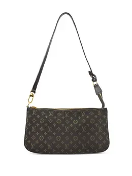 Louis Vuitton Pre-Owned: Коричневый клатч 