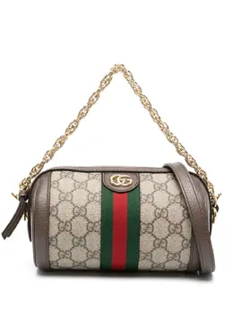 Gucci: Коричневая сумка  Ophidia