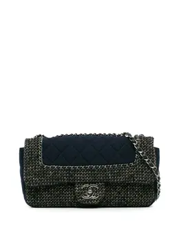 CHANEL Pre-Owned: Голубая сумка 