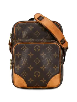 Louis Vuitton Pre-Owned: Коричневая сумка через плечо 