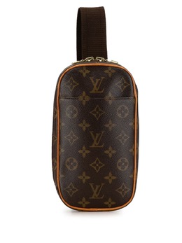 Louis Vuitton Pre-Owned: Коричневая сумка через плечо 