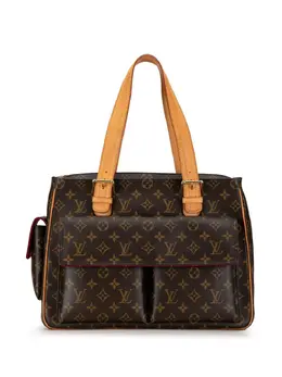 Louis Vuitton Pre-Owned: Коричневая сумка-шоппер 