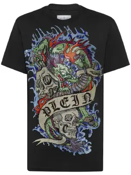 Philipp Plein: Футболка  Tattoo с принтом