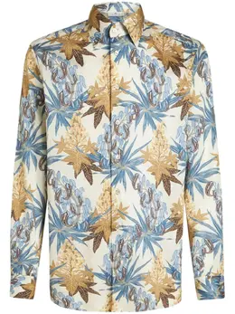 ETRO: Рубашка  Foliage с принтом