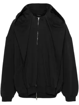 Balenciaga: Голубая толстовка 