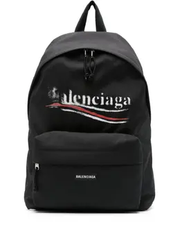 Balenciaga: Рюкзак  Explorer с принтом