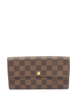 Louis Vuitton Pre-Owned: Коричневый кошелёк 