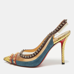 Christian Louboutin: Многоцветные туфли 