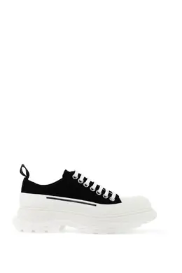 Alexander Mcqueen: Белые кроссовки  Tread Slick