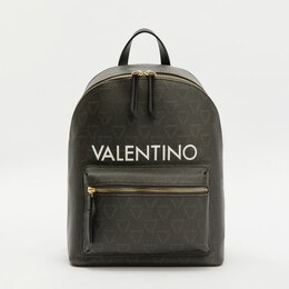 Valentino: Чёрная спортивная сумка 