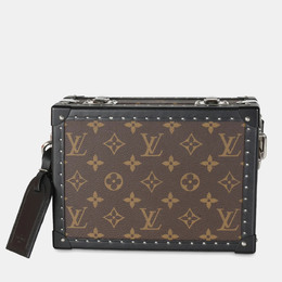 Louis Vuitton: Коричневый клатч 