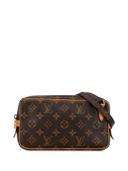 Louis Vuitton Pre-Owned: Коричневая сумка через плечо