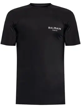 Balmain: Футболка с принтом 