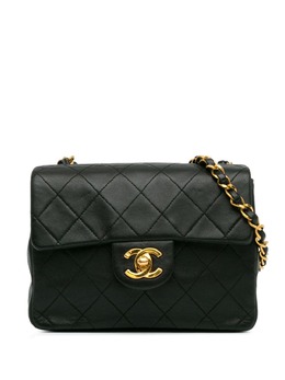 CHANEL Pre-Owned: Чёрная сумка через плечо 