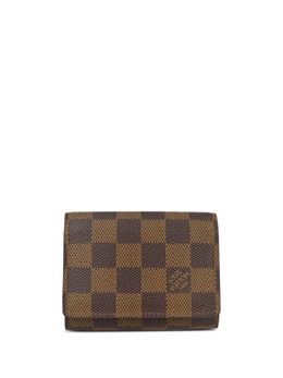 Louis Vuitton Pre-Owned: Коричневый картхолдер 