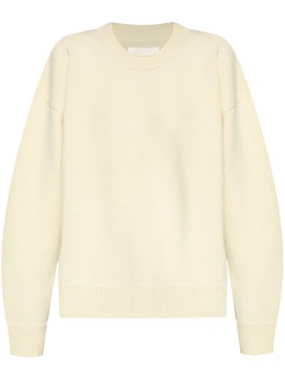 Jil Sander: Белый свитер 