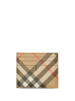 Burberry: Многоцветный картхолдер  Vintage Check