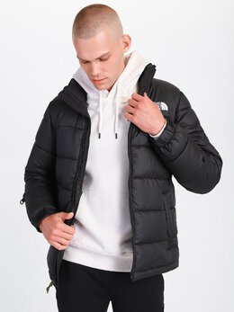 The North Face: Чёрный пуховик  Black Box