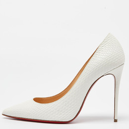 Christian Louboutin: Белые туфли  Kate 100