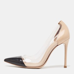 Gianvito Rossi: Чёрные туфли  Plexi