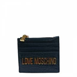 Love Moschino: Голубой картхолдер 