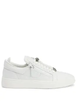 Giuseppe Zanotti: Белые кроссовки  Frankie