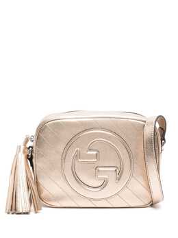 Gucci: Серебристая сумка 