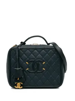 CHANEL Pre-Owned: Голубая сумка 