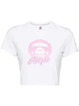 AAPE BY *A BATHING APE®: Хлопковая футболка 