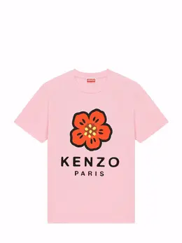 Kenzo: Хлопковая футболка  World