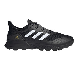 Adidas: Чёрные кроссовки 