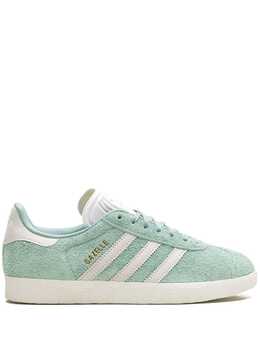 adidas: Зелёные кроссовки  Gazelle