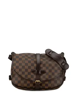 Louis Vuitton Pre-Owned: Коричневая сумка через плечо