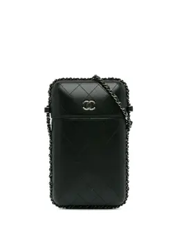 CHANEL Pre-Owned: Чёрная сумка через плечо 