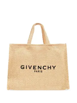 Givenchy: Бежевая сумка-шоппер  G