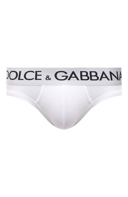 Dolce & Gabbana: Белые трусы 