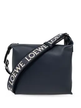 LOEWE: Синяя сумка  Cubi