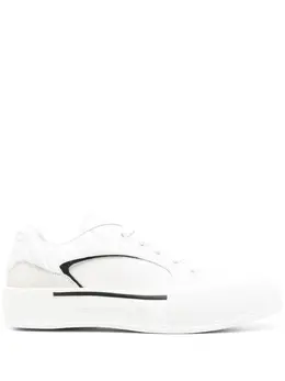 Alexander McQueen: Белые кроссовки  Deck Plimsoll