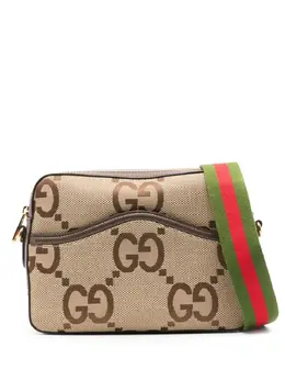 Gucci: Коричневая сумка  GG