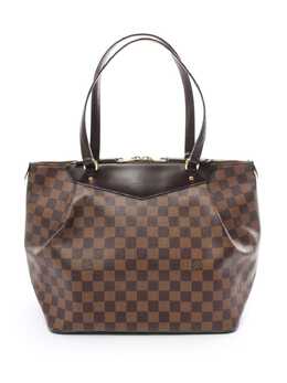 Louis Vuitton Pre-Owned: Коричневая сумка-шоппер 