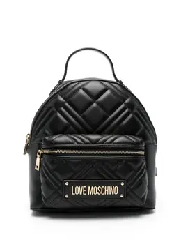 Love Moschino: Чёрный рюкзак 