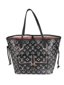 Louis Vuitton Pre-Owned: Чёрная сумка-шоппер 