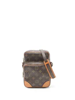 Louis Vuitton Pre-Owned: Коричневая сумка через плечо 