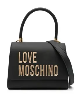 Love Moschino: Чёрная сумка-шоппер 